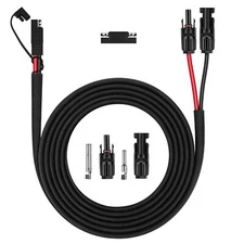 Solar Panel Connector Cable,10AWG SAE to Male & Female Adapter PV Extension C...