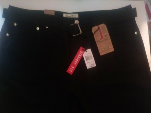 Herren Biker Jeans schwarz Denim von Pjmark Slim Fit - Bild 4 von 7