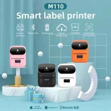 Phomemo M110 Bluetooth Label Maker Portable Wireless Barcode Thermal Printer Lot