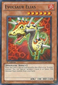 Evolsaur Elias - ORCS-EN027 - Common - 1st Edition x3 - Lightly Played