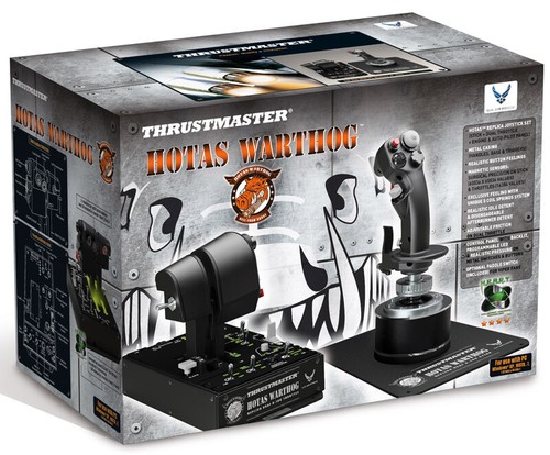 Thrustmaster Hotas Warthog Joystick Et Handschellen Des Gaz für PC Simulation Bd