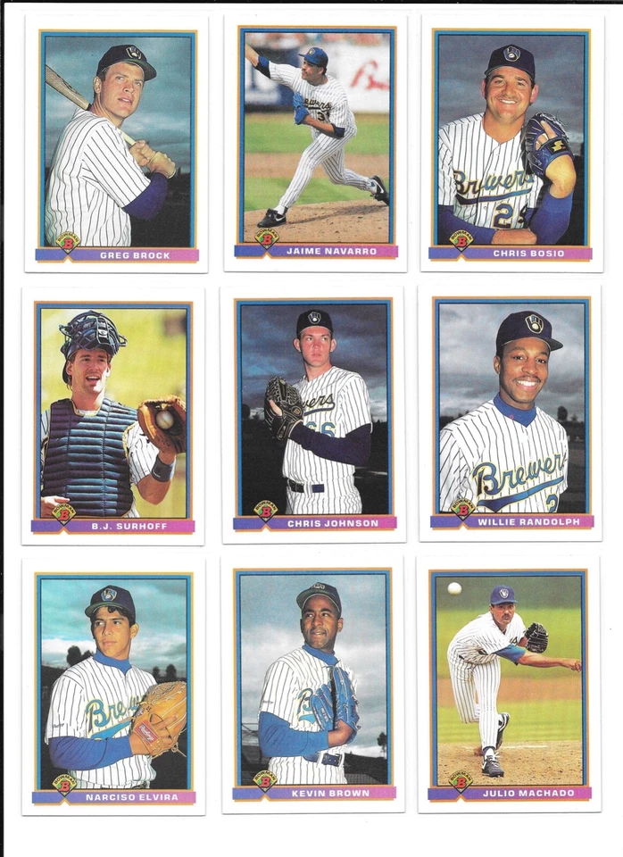 1991 Bowman Baseball Trading Cards / You Choose #s 1 - 200 /mb42 - Image 4 of 4