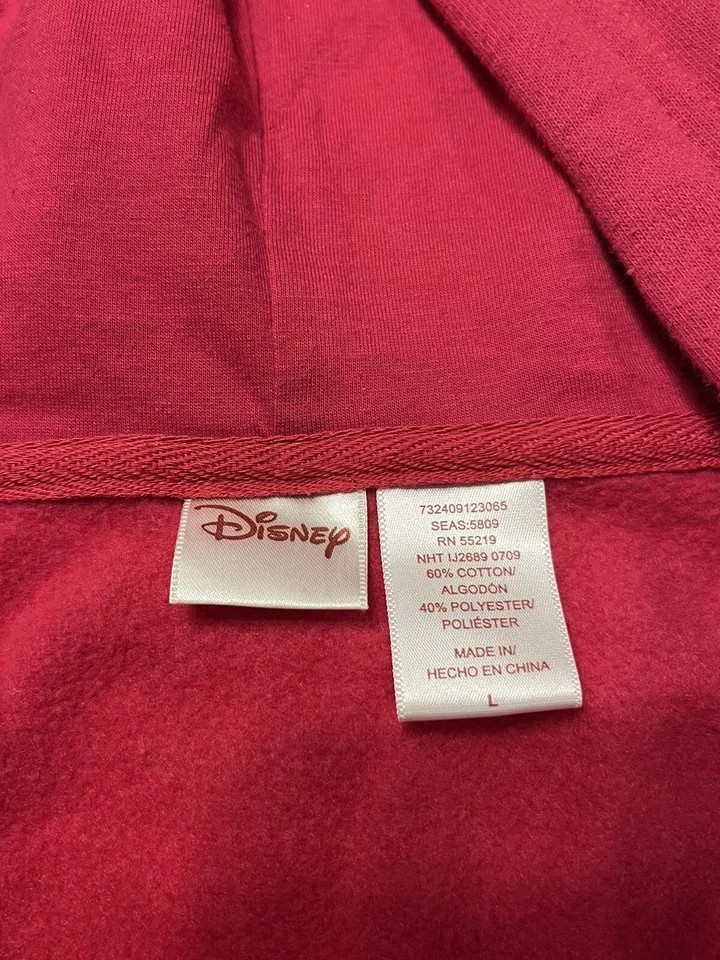 Sudadera con Capucha Disney Con Campanilla Cremallera Completa Manga Larga Rosa Talla L Juvenil Foto 3 de 4
