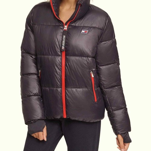NWT Tommy Hilfiger Sport Cropped Puffer 