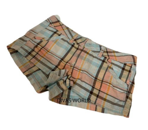 Damas Checks Pantalones Cortos Para Mujer Cintura Informal Verano Primark | eBay