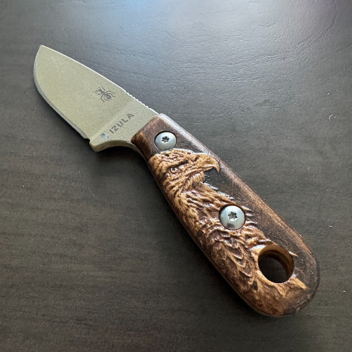Eagle scales for ESEE Izula extended walnut (w/Hardware) | eBay