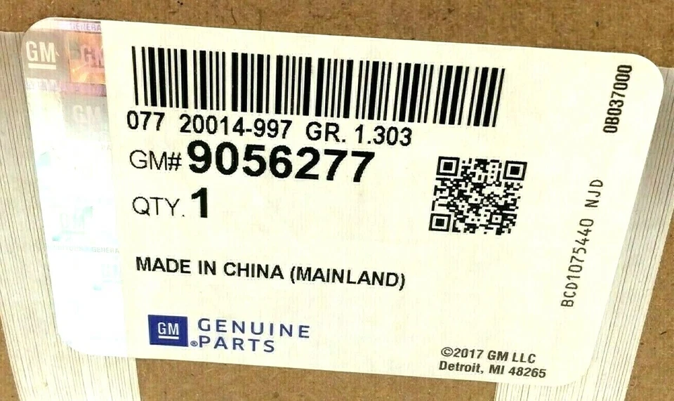 2014 2015 2016 grade dianteira Buick LaCrosse para-choque dianteiro emblema Trishield novo OEM - Imagem 4 de 4