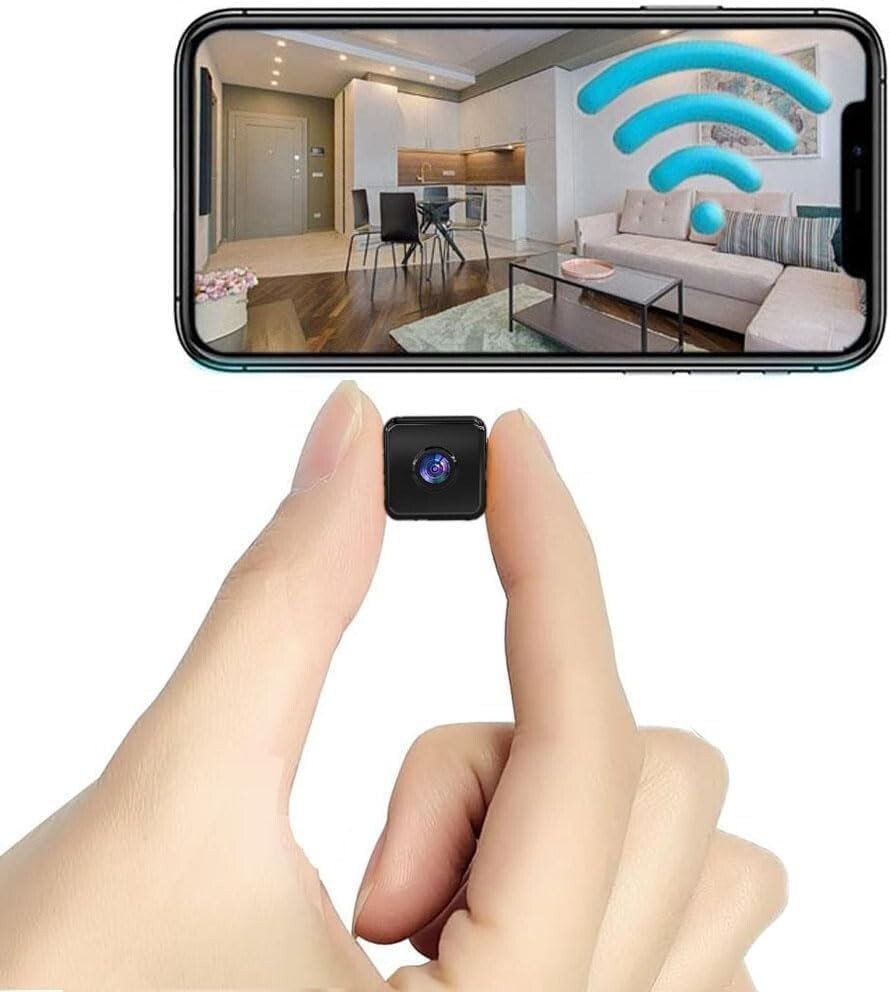 Upgraded Tiny Home Security Camera - Wireless, 120° Wide Angle & Battery-Powered