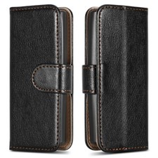 For Nokia 105 2G (2023) Case, Leather Wallet Flip Stand Shockproof Phone Cover