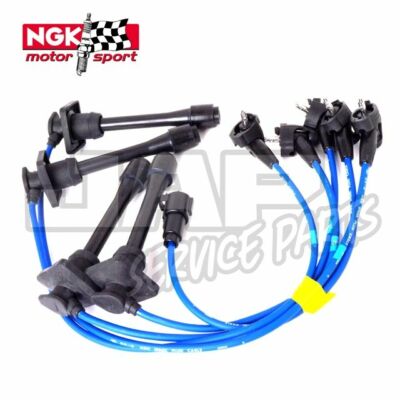 NGK Blue Ignition Leads fits Toyota Starlet GT Turbo EP82 Glanza V Turbo EP91