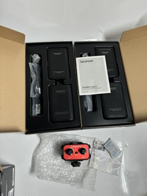 Saramonic Wireless Mic Set With 2x SR-WM4C and SR-AX100 Adapter