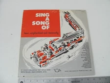 BOWMAR Label Roberta McLaughlin Sing A Song Of Home, NEIGHBORHOOD AND