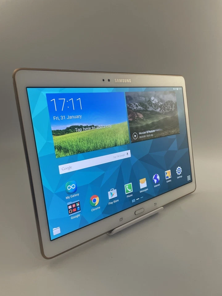 Samsung Galaxy Tab S 10.5 SM-T805 White Unlocked 16GB 8MP Android Tablet - Image 2 of 4