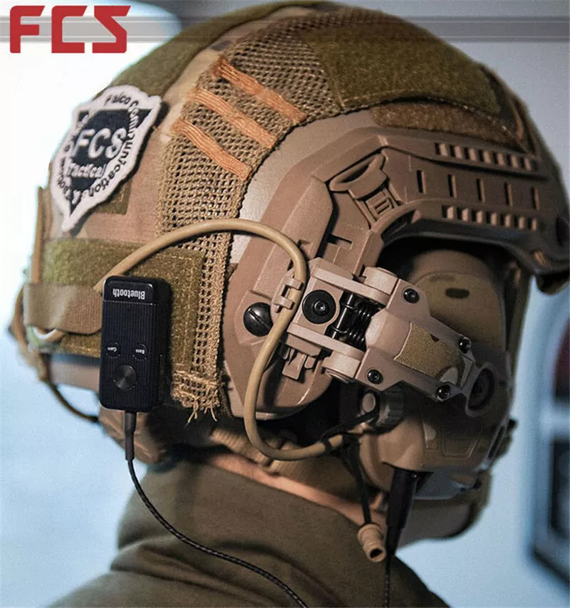FMA FCS AMP Upgraded Dual Channel Noise Reduction Tactical Headset