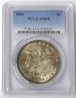 1888 MS-64 TONED MORGAN SILVER DOLLAR - PCGS GRADED - SEE PICTURES