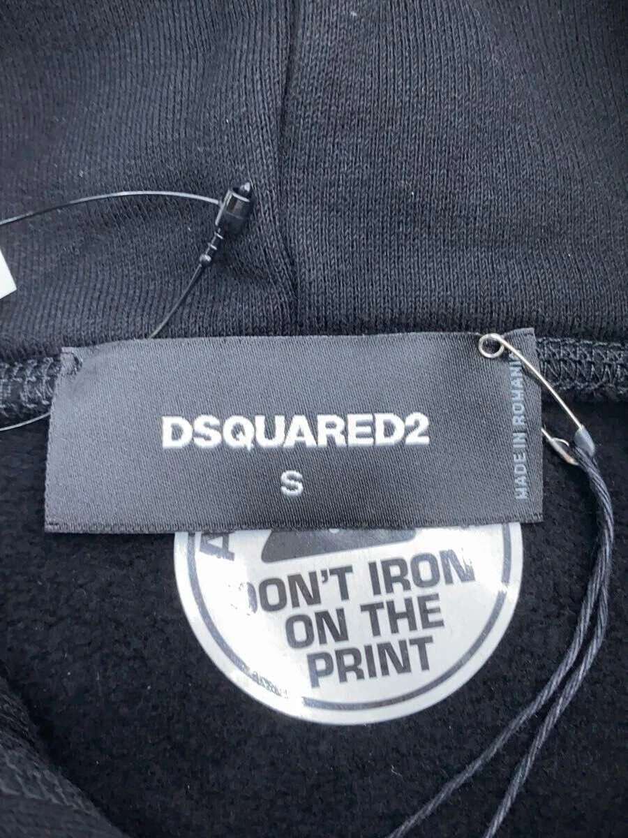 Felpa con cappuccio DSQUARED2 S cotone BLK S79GU0034 usata