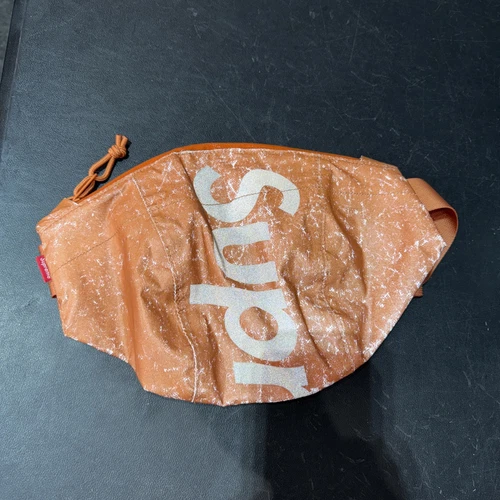 Sac taille mouchetée réfléchissant imperméable suprême orange FW20
