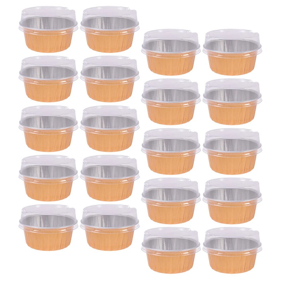  20 pezzi di cottura in alluminio da forno in alluminio per cottura cupcake per - Immagine 2 di 4