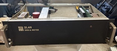 Sieb & Meyer 21.49 Frequency Converter Used Not Tested