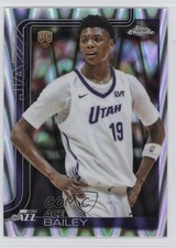 2025-26 Topps Chrome RayWave Refractor Ace Bailey #255 Rookie RC