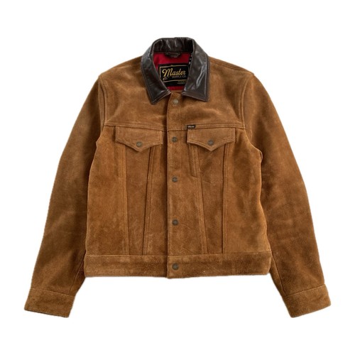 Master Supply Co Lonestar Fullgrain Roughout Cowhide Suede Leather Jacket | S/M