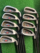 Mens Graphite Golf Irons Callaway Big Bertha Regular Graphite Shafts Std Length.