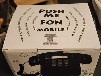Opis PushMeFon Mobile 4G RED Phone Retro GSM Home Senior Cellphone Unlocked