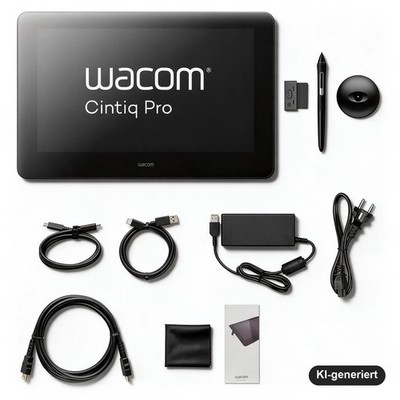 Wacom Cintiq Pro 16 Stift-Display   15,6 Zoll 4K UHD Grafiktablett mit Display,