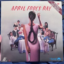 April Fool's Day Laserdisc Horror 1986 Hell Slasher OPP Classic Scary Fun Rare