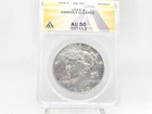 1928 ANACS AU50 Details Silver Peace Dollar **KEY-DATE** 3501