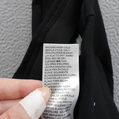 Chicos Juliet 360 Samt Blumenapplikation Knöchelhose Größe 3 US 16 schwarz Damen - Bild 12 von 13