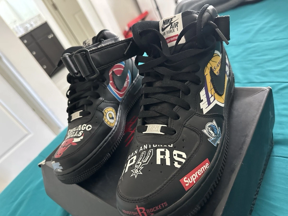 Nike Air Force 1 Supreme '07 Black - огромный выбор по лучшим