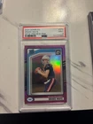 2024 Panini Donruss - Rated Rookie Drake Maye #379 Optic Preview Pink Prizm (RC)