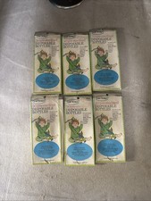 6 Baby World 1970  s Pre-Sterilized Disposable Bottles NOS Damage Pack