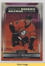2021-22 O-Pee-Chee Platinum Marquee Rookies Sunset Simon Benoit #235 READ 14d2