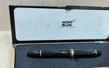 MONTBLANC 18K Gold 750 MEISTERSTUCK 149 Piston Fountain Pen Black Box