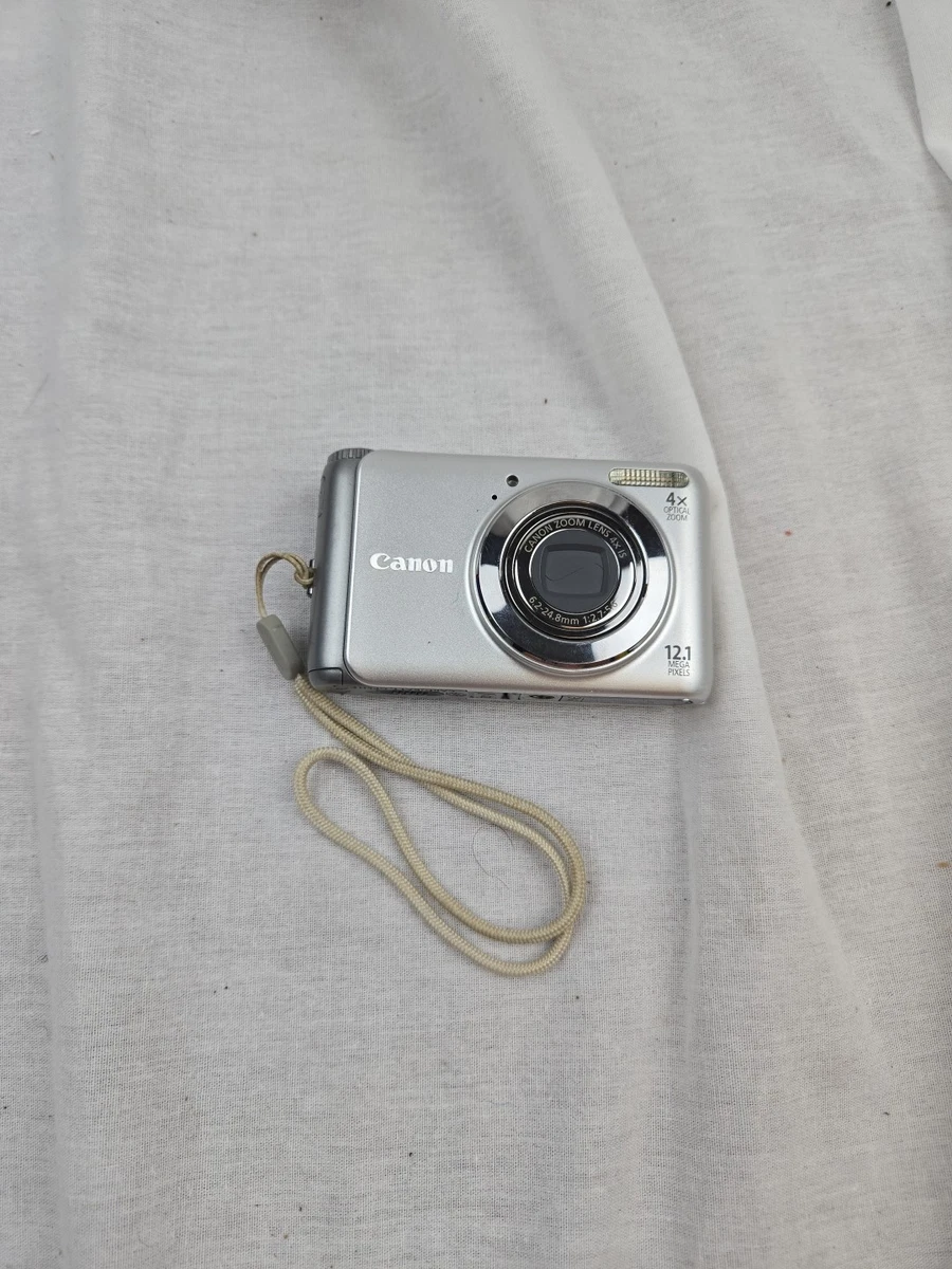 Canon PowerShot A3100 IS Compact Digital Camera 12.1MP Silver