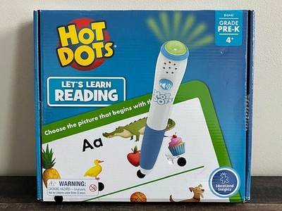EDUCATIONAL INSIGHTS  HOT DOTS LET'S LEARN READING ~ STICKERS ~ GRADE PRE-K ~ 4+