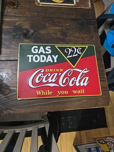 COCA COLA VINTAGE STYLE METAL SIGN ANDE ROONEY