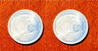 (2) -Silver Eagle 1/4 oz .999 Silver BU