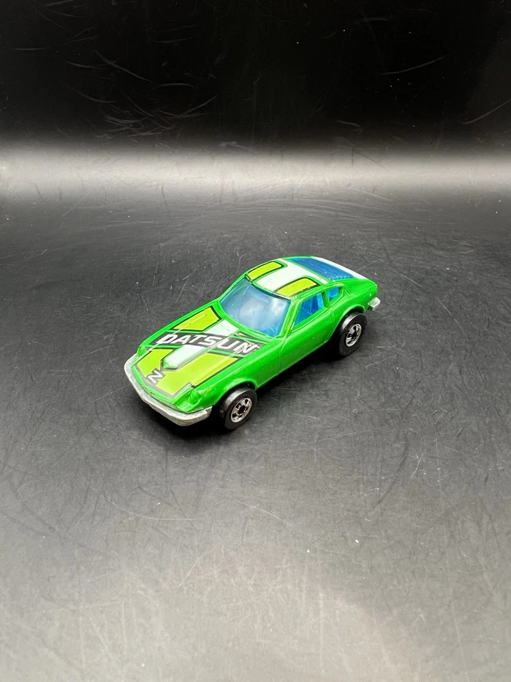 Coche de juguete fundido a presión vintage 1976 Datsun Z Whiz Green Hot Wheels Hong Kong Foto 3 de 4