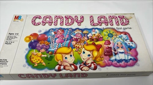 Vintage Original 1984 Candy Land Board Game Milton Bradley 100% Complete