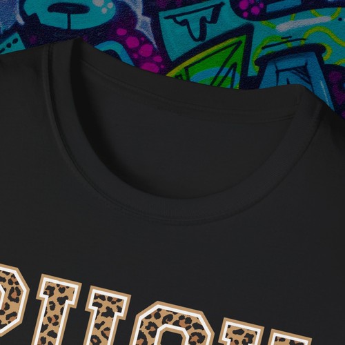 PUSH Leopard Softstyle T-Shirt - Picture 4 of 5