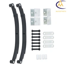 4000lb Single Trailer Axle Suspension 2000lb 3 Leaf Spring w/ U-bolt/Hanger Kit
