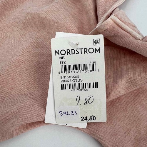 Nordstrom Babies' Grow With Me Organic Cotton Overalls In Pink Lotus Newborn NWT - Picture 5 of 6