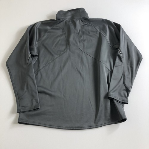 New Balance Mens Quarter Zip Sweater Size XLarge Gray Pullover - Picture 2 of 5