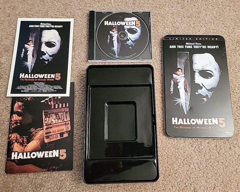HALLOWEEN 5 The Revenge Of Michael  Myers DVD Limited Edition Tin 14669/15000