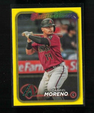 2024 Topps Series 1 #268 Gabriel Moreno Yellow Parallel Future Stars Arizona