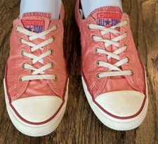 CONVERSE All Star 547174F Low Top Pink Fabric Women's Sneakers US Size 7