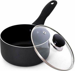 2 Quart Nonstick Saucepan with Glass Lid Induction Bottom Utopia Kitchen  eBay